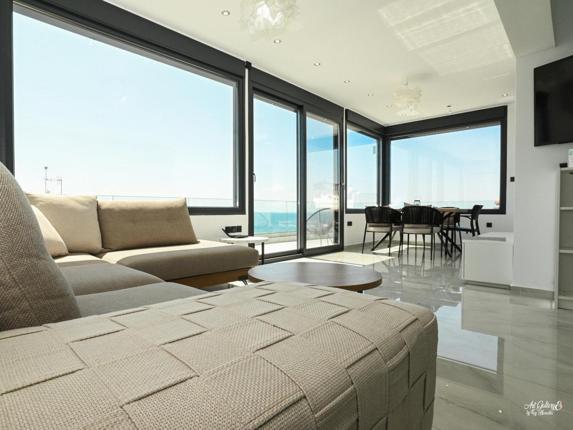 Panorama Penthouse Apartment Nea Kallikrateia Exterior foto